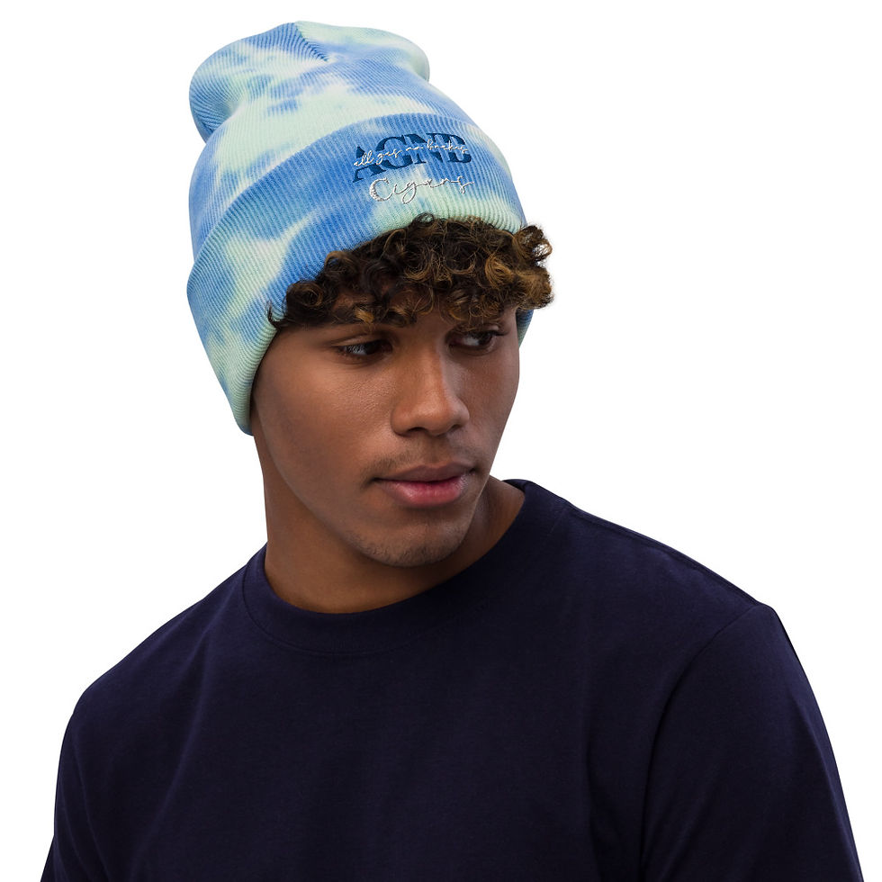Thumbnail: AGNB Cigars Tie-dye beanie