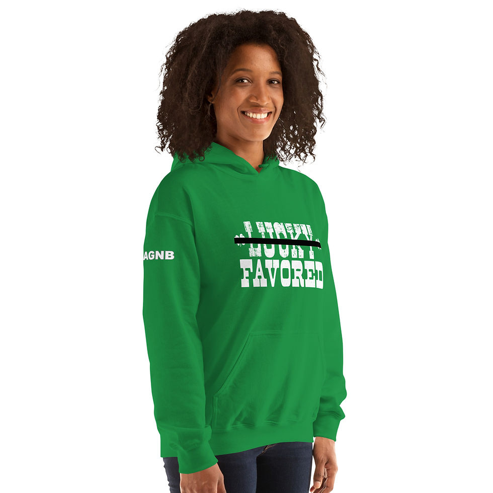 Thumbnail: Favored not Lucky AGNB  Unisex Hoodie
