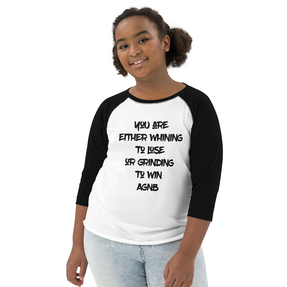 Miniature : AGNB Grind and Win Youth baseball shirt
