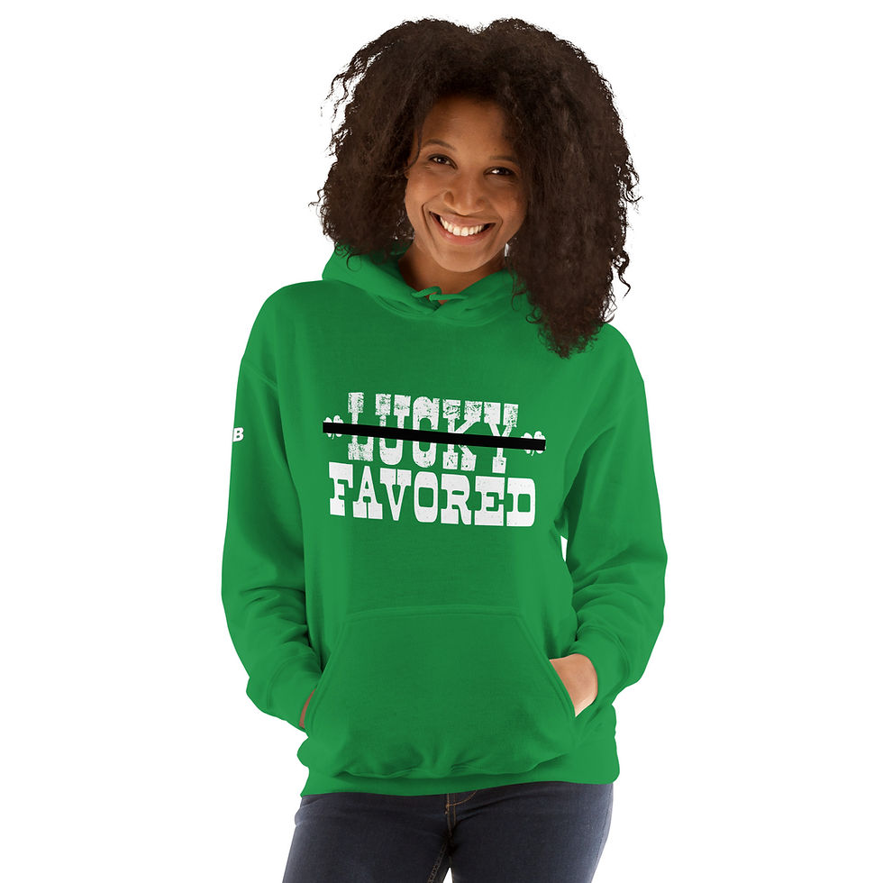 Thumbnail: Favored not Lucky AGNB  Unisex Hoodie
