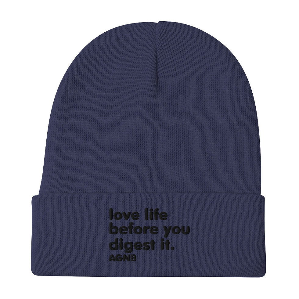 Thumbnail: Love Life Embroidered Beanie