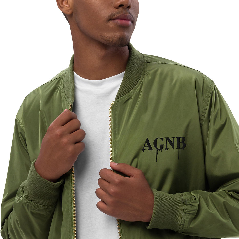 Thumbnail: AGNB Drip Premium recycled bomber jacket