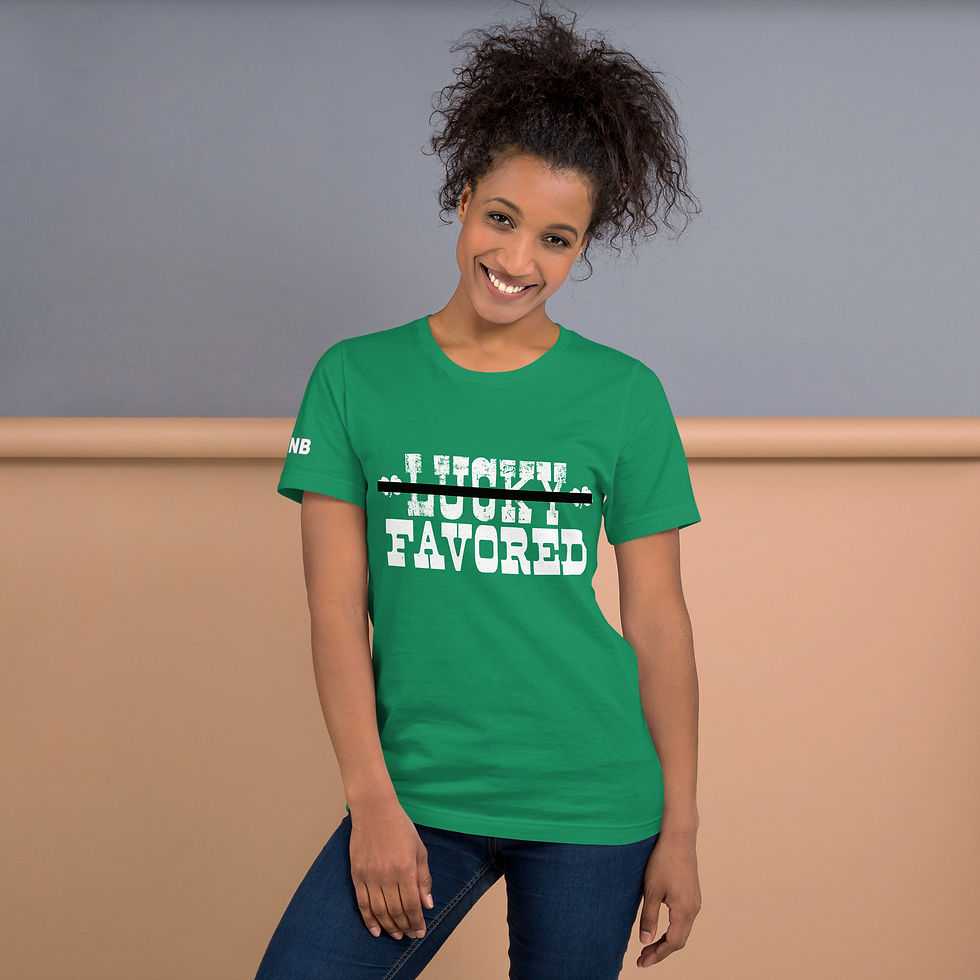 Thumbnail: Favored not Lucky AGNB Unisex t-shirt