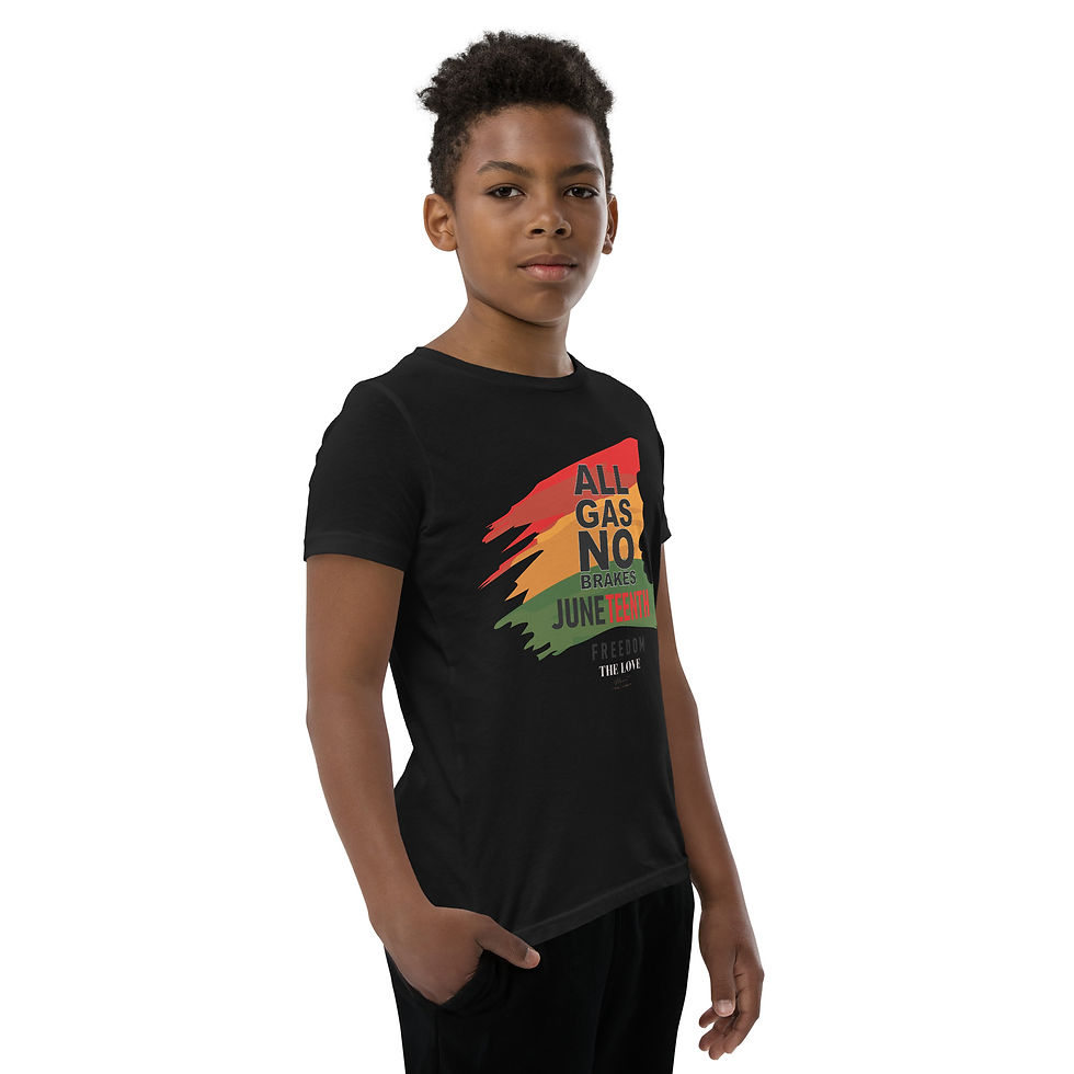 Thumbnail: AGNB Juneteenth Youth Short Sleeve T-Shirt
