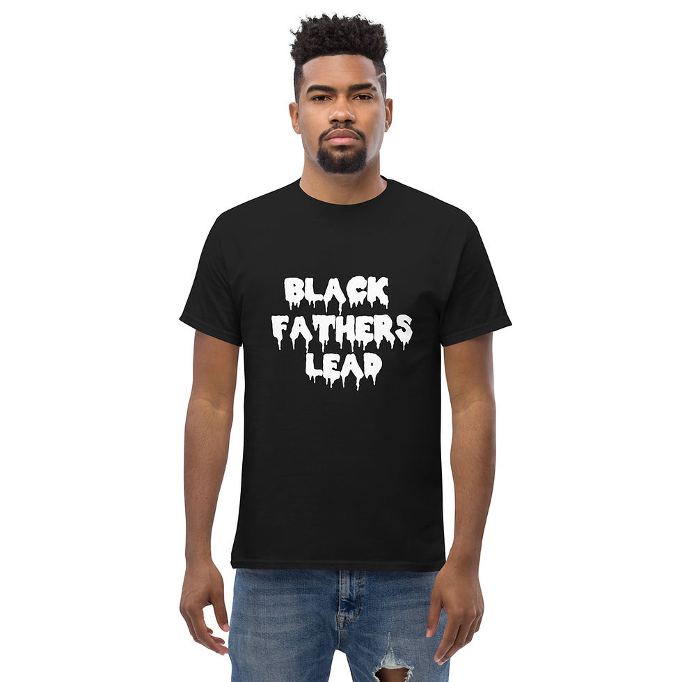 Black Fathers Lead Men's classic tee