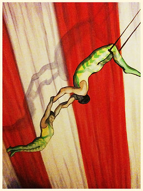 circus mural
