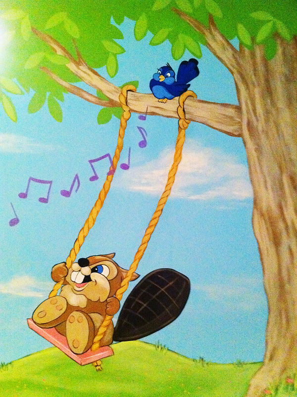 childrens mural