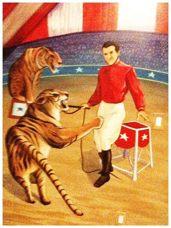 circus mural