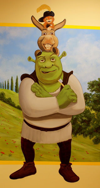 Shrek Mural