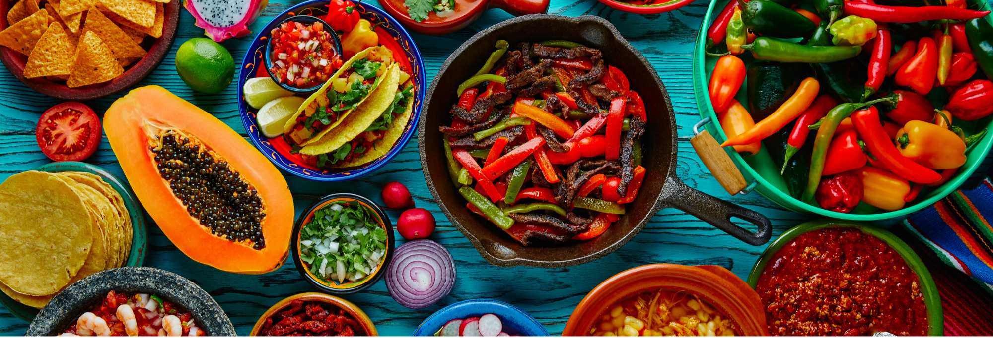 Arranged Food and Objects