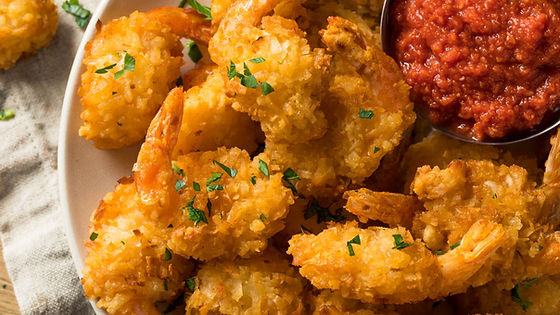 Crispy Coconut Shrimp and Sweet Chili Glaze