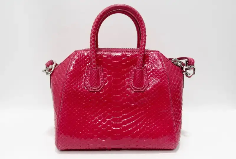 Thumbnail: Givenchy 2011 Antigona Mini Python Bag