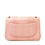 Thumbnail: Chanel Pink Python Jumbo Double Flap Classic Bag