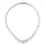 Thumbnail: 84 Carat Oval Brilliant Cut Diamond Riviera Diamond Tennis Necklace