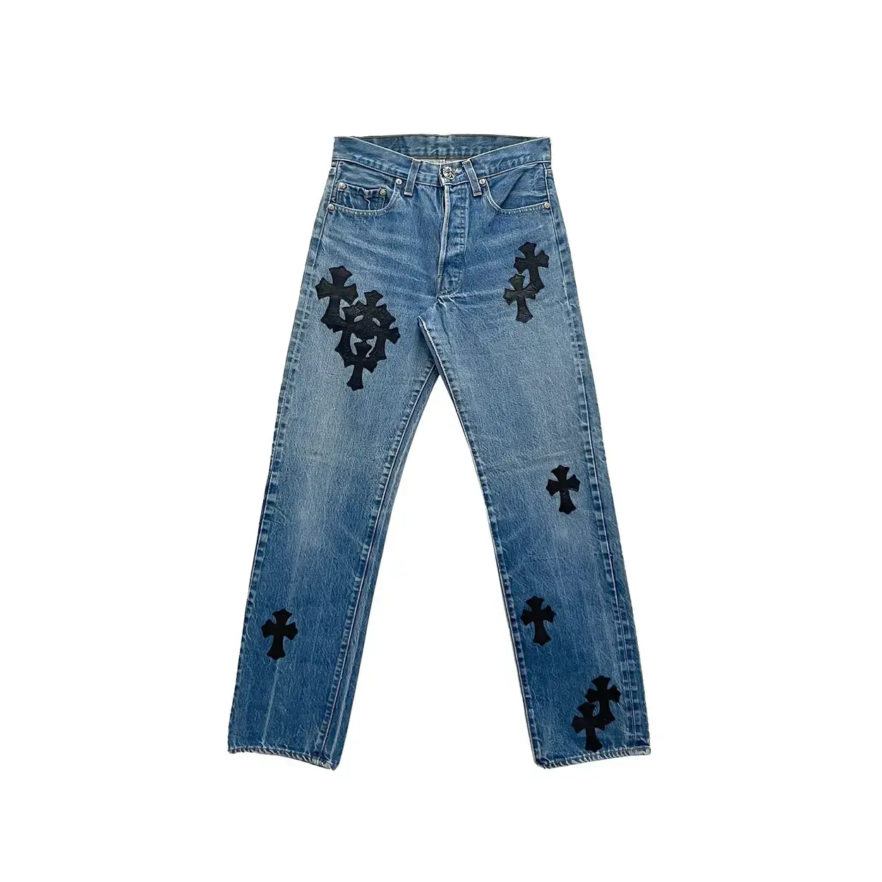 Chrome Hearts Chrome Hearts Extremely Rare Alligator Cross Patch Jeans New