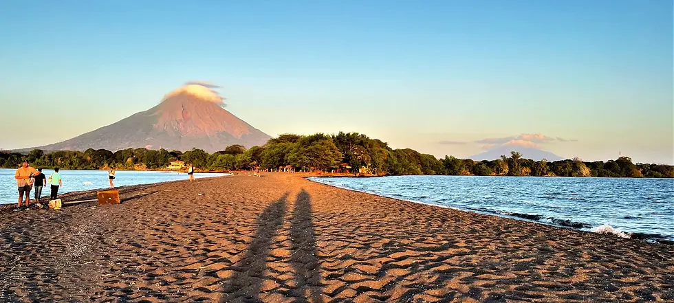 Photo of the volcano on ometepe island in Nicaragua