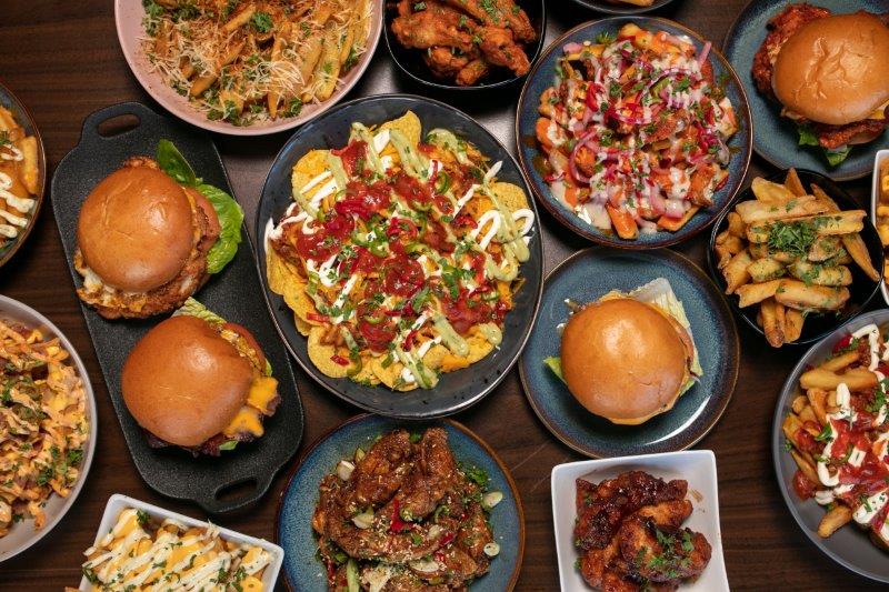 Arranged Food and Objects