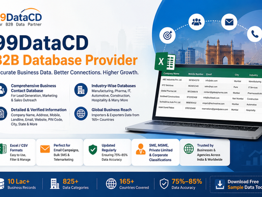 What Kind of Data 99Datacd Provides