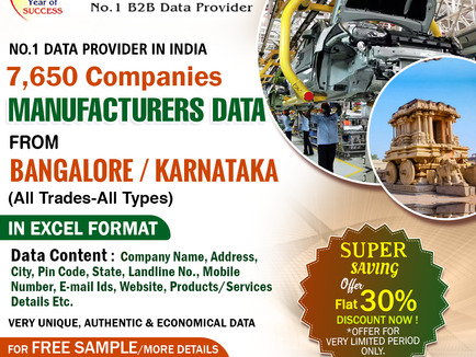 Get an Updated List of Manufacturing Companies in Bangalore