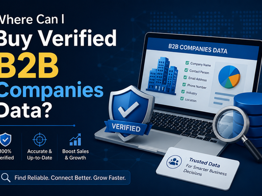 Where can I buy verified B2B companies data