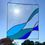 Thumbnail: Stained Glass Blue Wave Suncatcher Panel