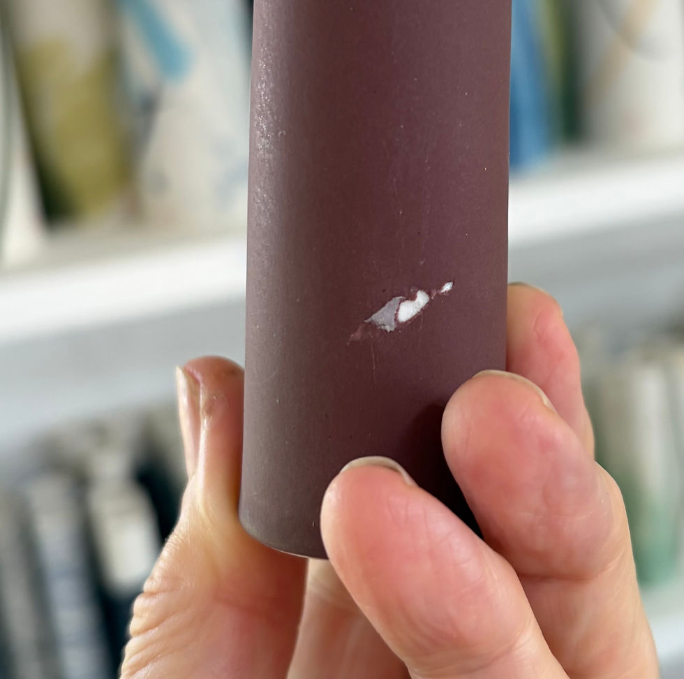 Thumbnail: Stem vase. Burgundy