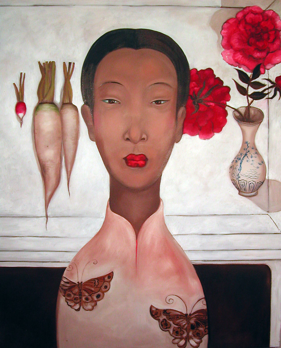 10)丽贵之冬荣2002油画120x150