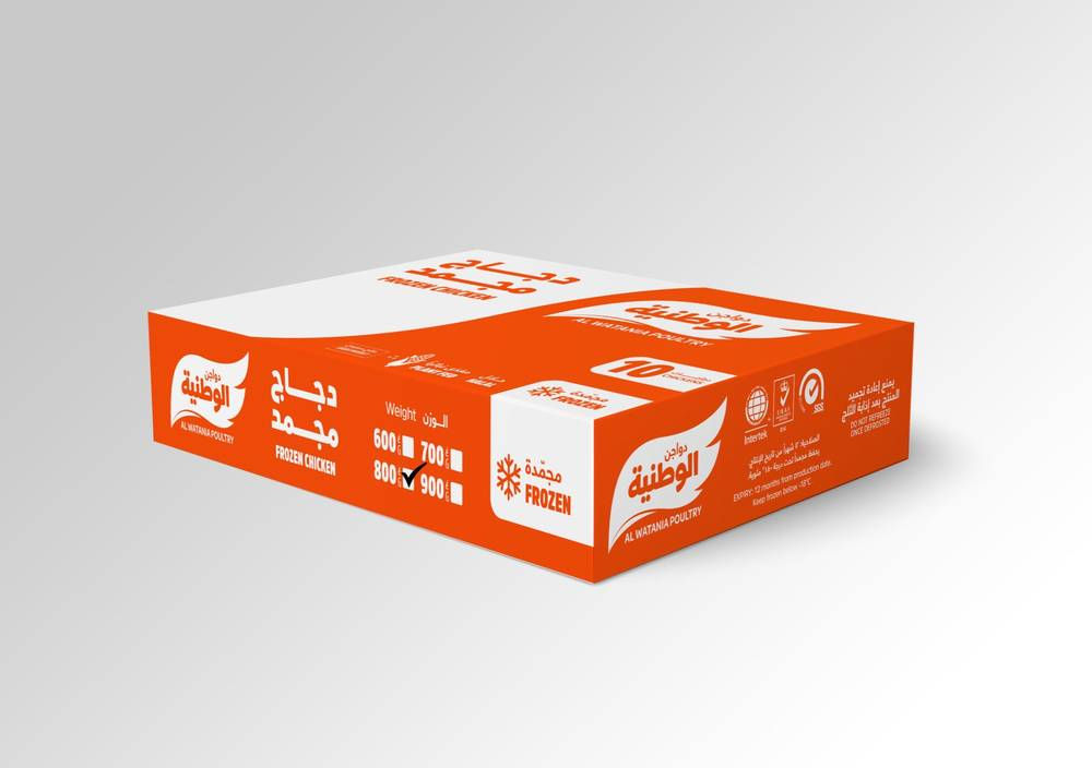 كرتون دجاج كامل 1000غ