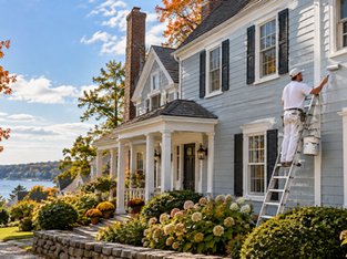 The best time to paint a house exterior in New England