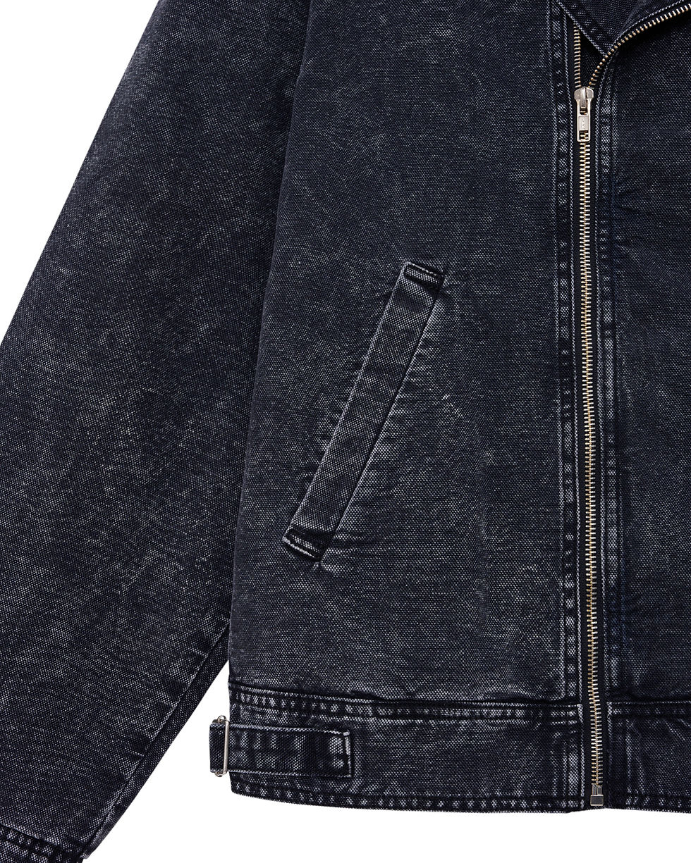 サムネイル： YMDH ENZYME WASHED DENIM BIKER JACKET