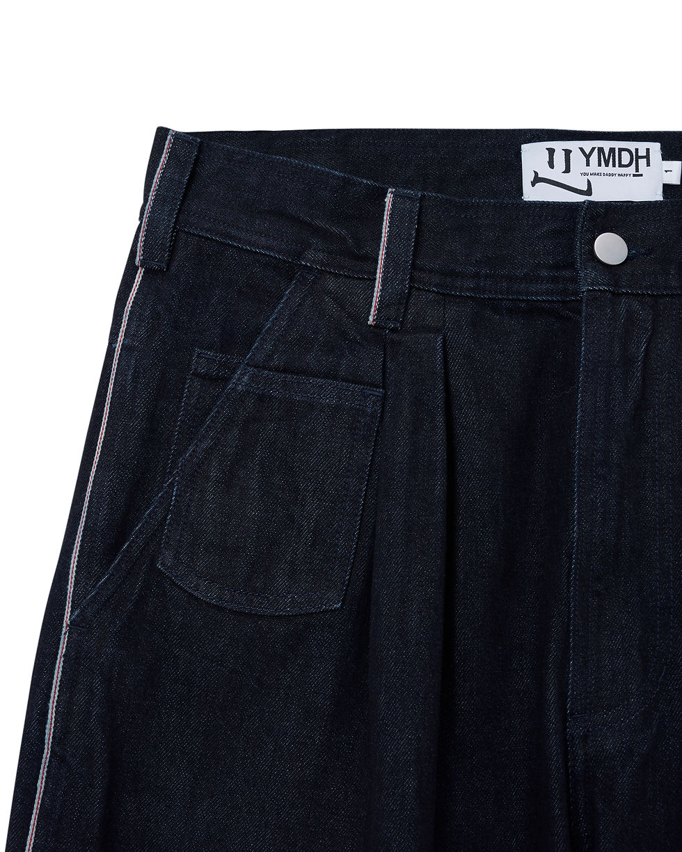 サムネイル： YMDH SIGNATURE SELVEDGE DENIM WIDE JEANS