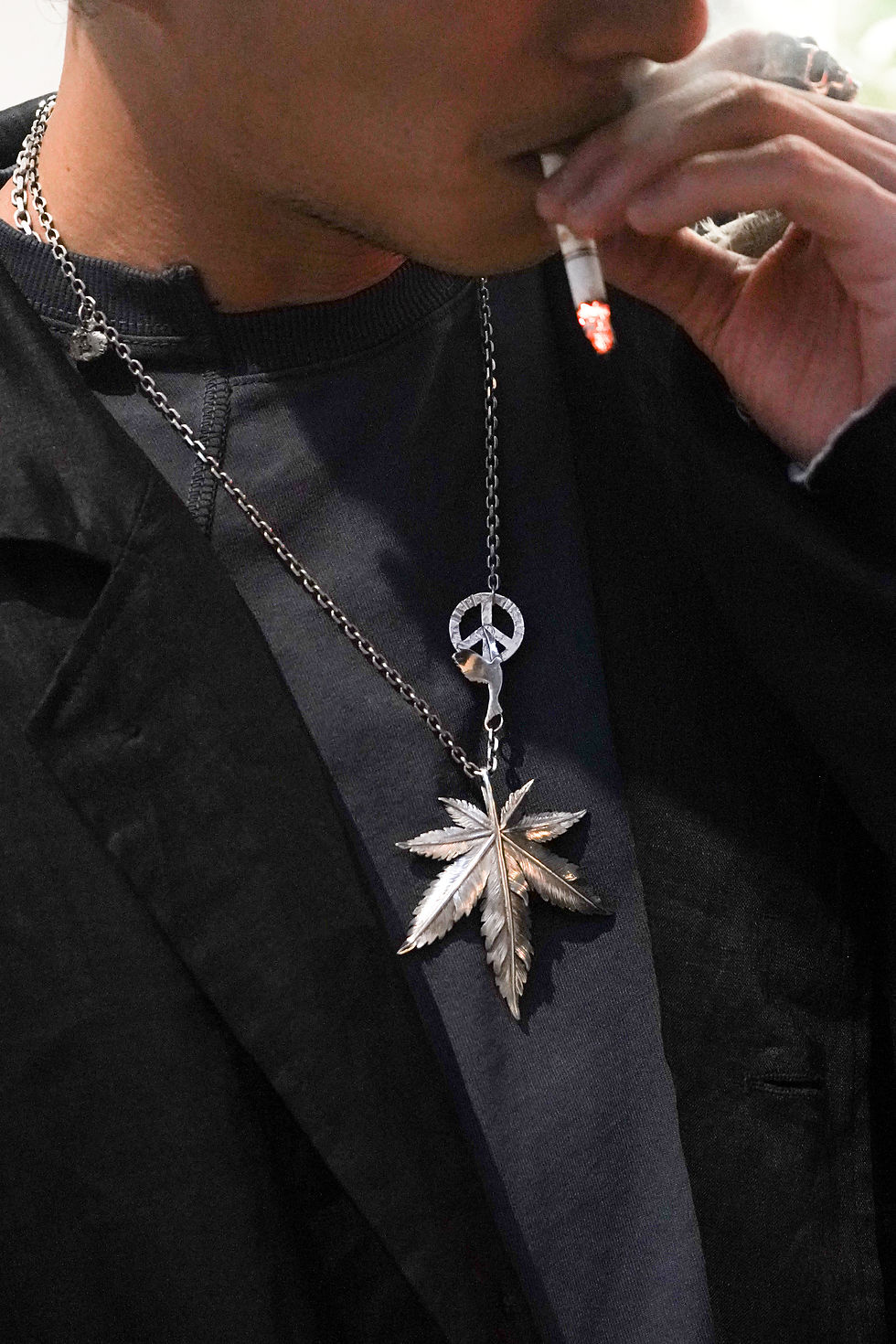 サムネイル： Y.N.D.H 420 SILVER NECKLACE SET
