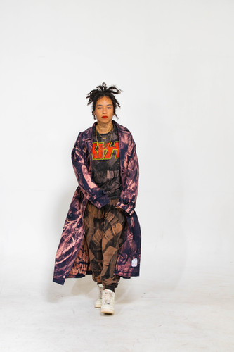 Levi's over sized trench coat | Bleached By Josh