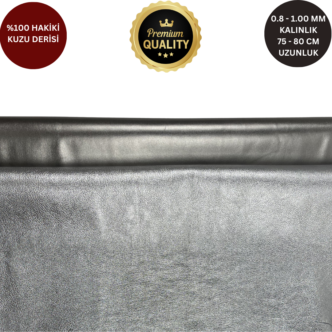 Metalik Kuzu Derisi – Parlak Hakiki Deri 6 - 7 SF