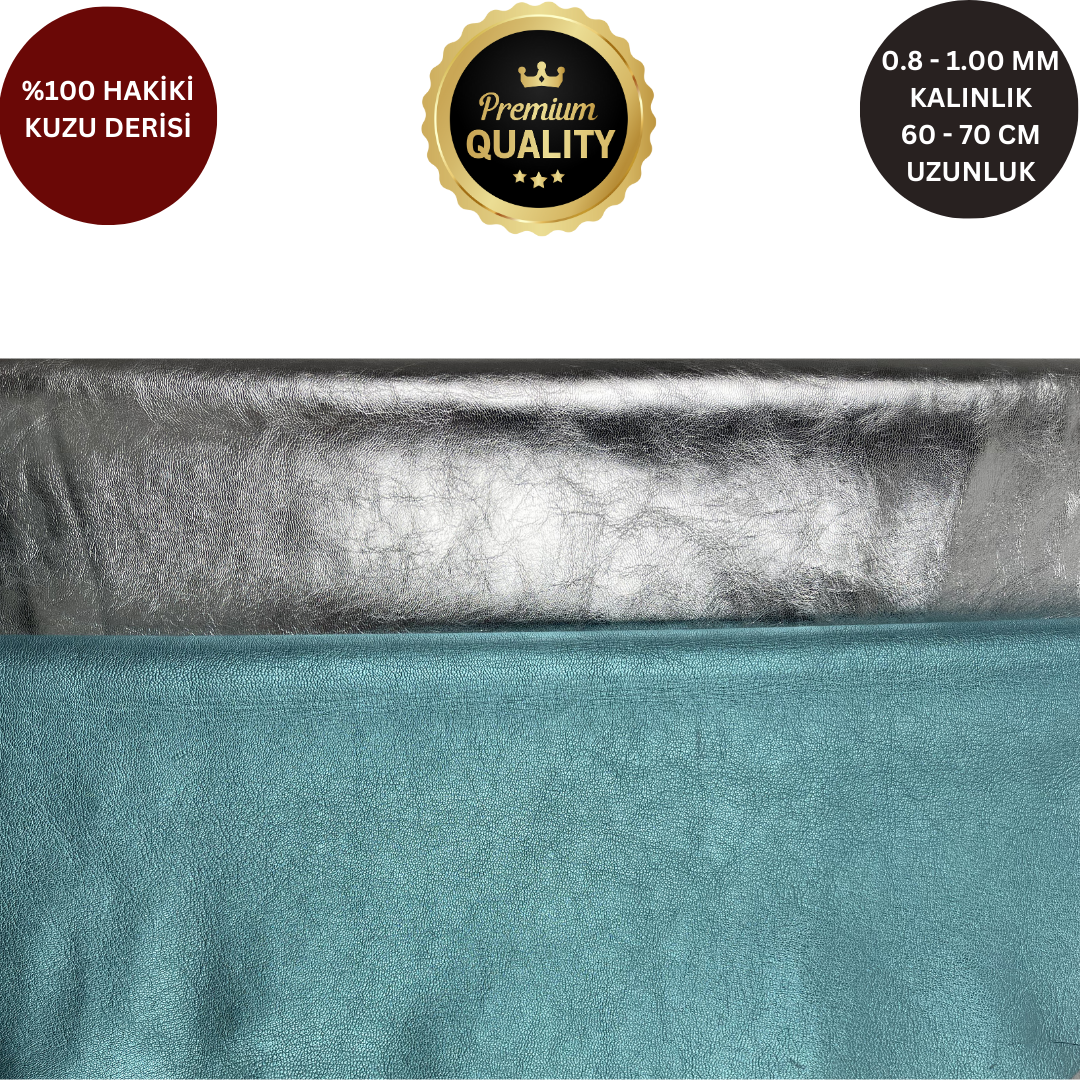 Metalik Kuzu Derisi – Parlak Hakiki Deri 4-5 SF