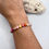 Thumbnail: "Bee Strong" Rose Quartz Handmade Gemstone Bracelet