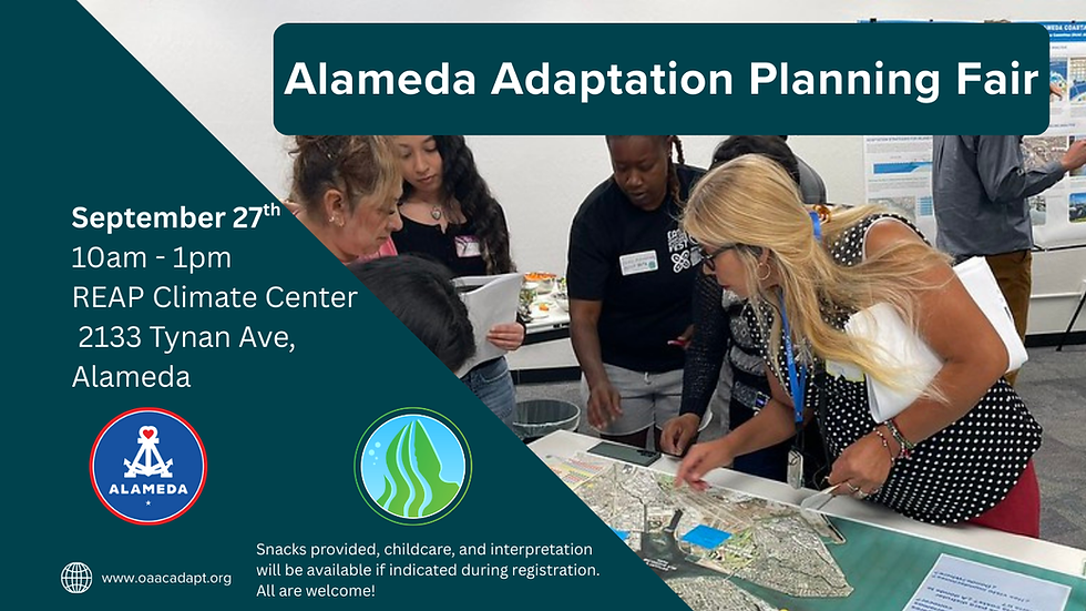 Alameda Sea Level Rise Planning Fair