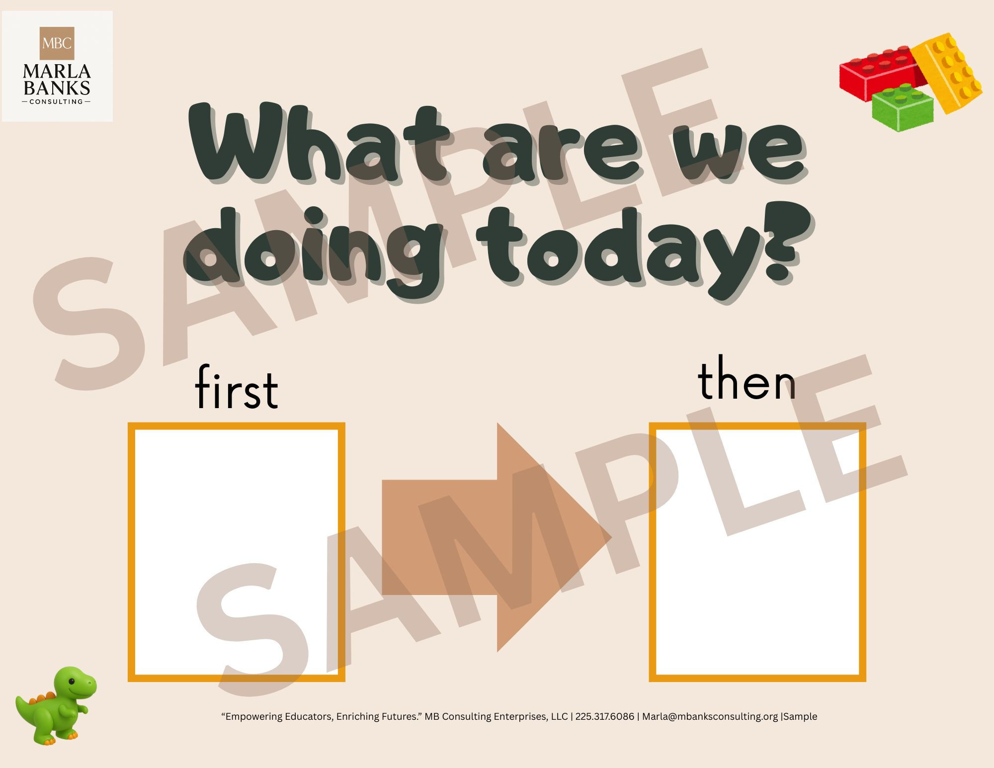 What are we doing today? - Printout