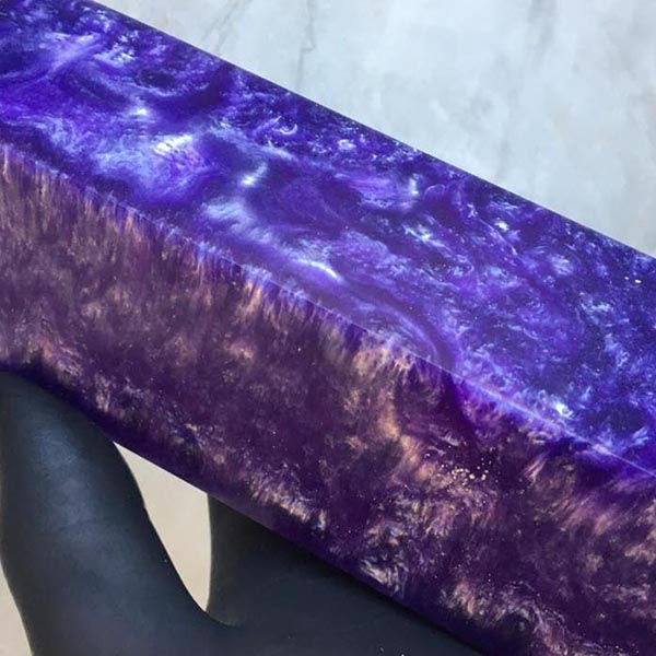 Placa para talas cor Roxo e Prata