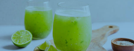 Cucumber and Lime Chia Fresca