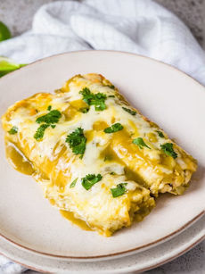 enchiladas with green sauce