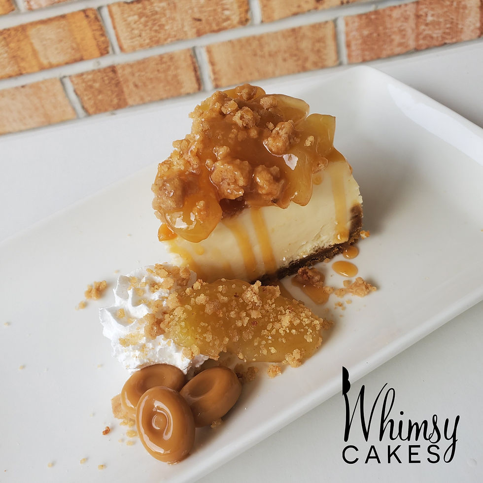 Apple Caramel Crunch Cheesecake no liqour