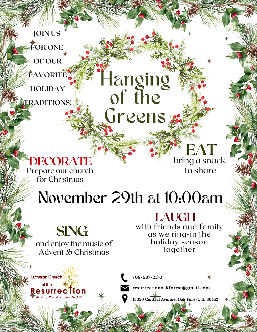 Hanging of the Greens