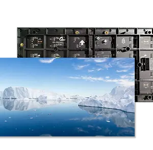 front and back view of a LED wall