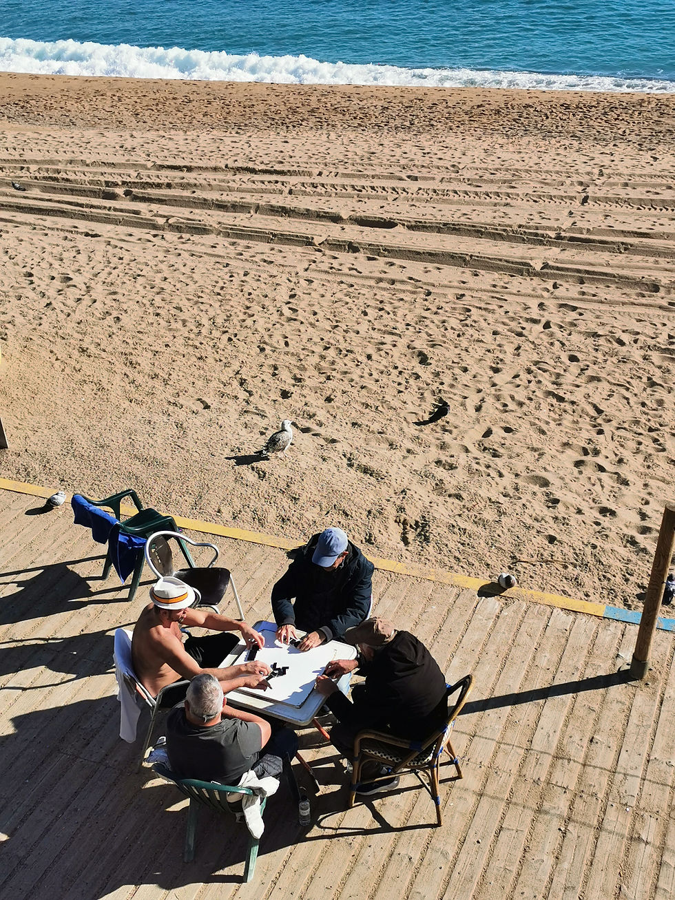 Passant el matí. Platja Barcelona (25-11-2025)