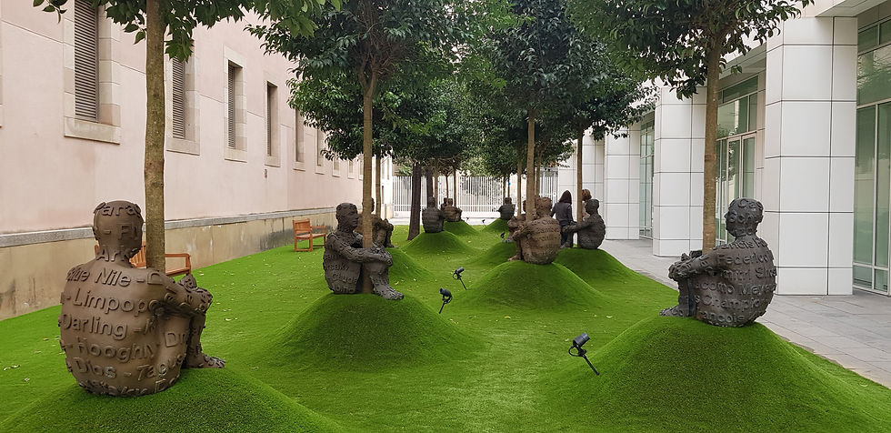 Pensant! Jaume Plensa, Barcelona, 16 de desembre de 2018