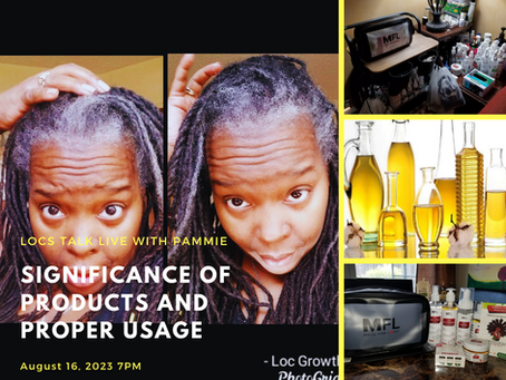 Locs Talk Live with Pammie
[The Significance of Products & How to Properly Use Them]