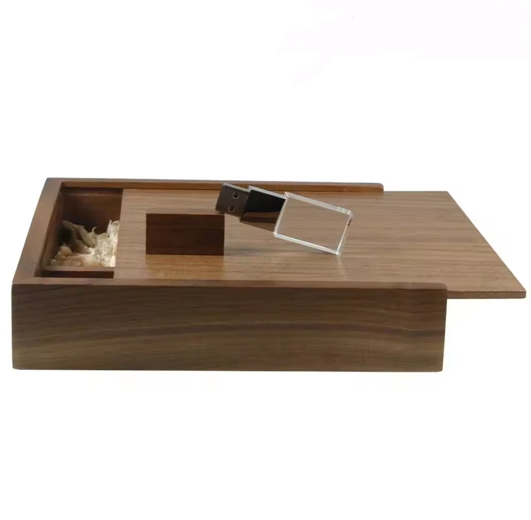 Personalised Crystal USB with Photo Box