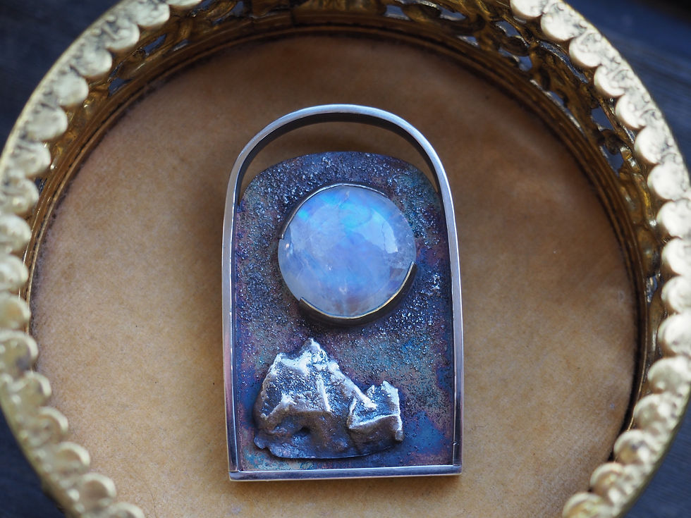 Thumbnail: Lost in the Mountains Moonstone Pendant