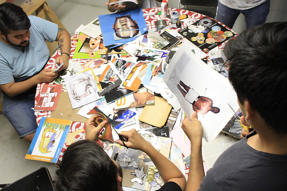 Taller de collage Estudio Teorema